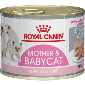Консервы Royal Canin Babycat Instinctive нежный мусс для котят до 4 мес 195г (480102)