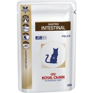 Паучи Royal Canin Gastro Intestinal Feline диета при нарушении пищеварения для кошек 100г (766001)