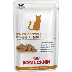 Паучи Royal Canin ВКН Senior Consult Stage 1 диета для кошек старше 7 лет без признаков старения 100г (774101)