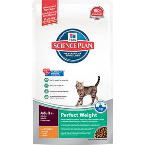 Сухой корм Hill's Science Plan Perfect Weight Adult with Chiken с курицей идеальный вес для кошек 1,5кг (3673)