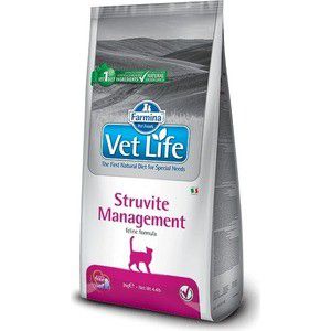 Сухой корм Farmina Vet Life Struvite Management Feline диета при МКБ и идиопатическом цистите для кошек 2кг (22516)