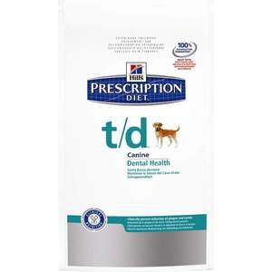Сухой корм Hill's Prescription Diet t/d Canine Dental Health диета при лечении заболеваний полости рта для собак 3кг (4023)