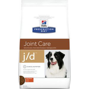 Сухой корм Hill's Prescription Diet j/d Joint Care with Chicken с курицей диета при лечении заболеваний суставов для собак 12кг (9183)