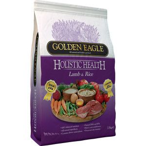 Сухой корм Golden Eagle Holistic Health Lamb with Rice Formula с ягненком и рисом для собак 2кг (233254)