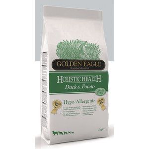 Сухой корм Golden Eagle Holistic Health Hypo-Allergenic GF Duck & Potato беззерновой гипоаллергенный с уткой и картофелем для собак 2кг (235111)