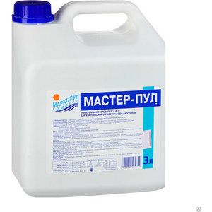 Мастер-пул Маркопул Кэмиклс М21 жидкое безхлорное средство 4 в 1 (3л)