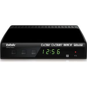 Тюнер DVB-T2 BBK SMP021HDT2 black