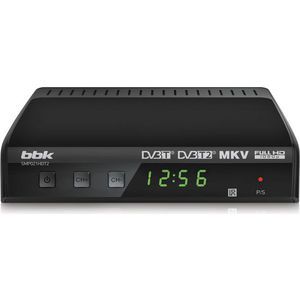 Тюнер DVB-T2 BBK SMP021HDT2 dark grey