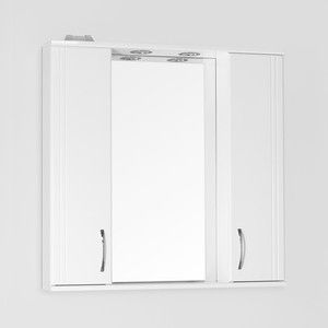 Зеркало-шкаф Style line Панда 80 с подсветкой, белый (2000948989236)