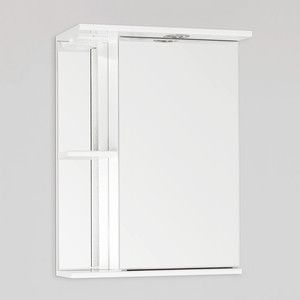 Зеркальный шкаф Style line Николь 50 с подсветкой, белый (4603720651420)