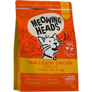 Сухой корм BARKING HEADS Adult Cat Hey Good Looking For Health & Shine with Chicken & Fish с курицей и рыбой для взрослых кошек 1,5кг (2425/20583)