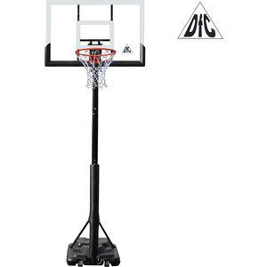 Баскетбольная мобильная стойка DFC STAND52P 132x80 см поликарбонат раздижная регулировка