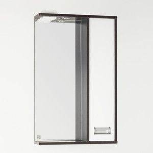 Зеркало-шкаф Style line Панда Стиль (W) 50 с подсветкой, венге (2000949072036)