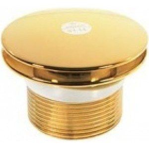 Слив для ванны Kaiser D40 Click-clack латунь, золото (8004В Gold)