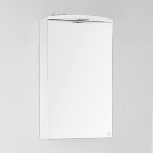Зеркальный шкаф Style line Альтаир 40 с подсветкой, белый (2000949080642)