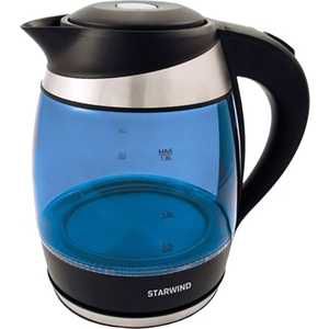 Чайник электрический StarWind SKG2216 синий/черный