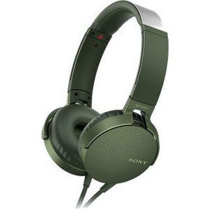 Наушники Sony MDR-XB550AP green