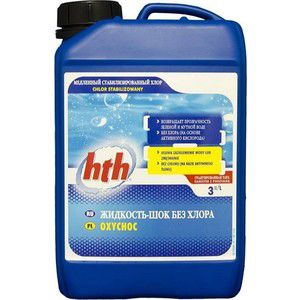 Жидкость HTH L801221HK шок без хлора, 3л