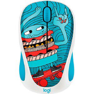 Мышь Logitech M238 Doodle Collection SKATEBURGER