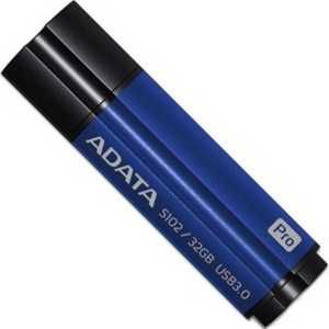 Флеш-диск A-Data 32Gb S102 Pro Синий алюминий (Read 600X) (AS102P-32G-RBL)