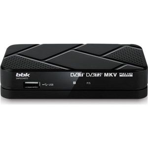 Тюнер DVB-T2 BBK SMP023HDT2 black