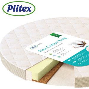 Матрас детский Plitex Flex Cotton Ring 640x640x90 мм (MPFCR-0726 ФК-02/1)