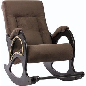 Кресло-качалка Мебель Импэкс МИ Модель 44 венге, обивка Verona Brown