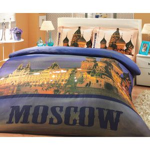 Комплект постельного белья Hobby home collection 1,5 сп, поплин, Moscow, (1501000133)