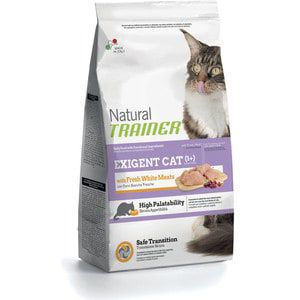 Сухой корм Trainer Natural Exigent Cat with Fresh White Meats со свежим белым мясом для привередливых кошек 1,5кг