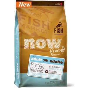 Сухой корм NOW FRESH Cat Adult Grain Free Trout,Salmon & Herring беззерновой с форелью,лососем и сельдью для кошек с чувствительным ЖКТ 3,63кг (9236)