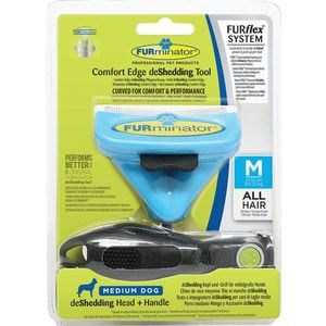Фурминатор FURminator FURflex deShedding Tool M Comfort Edge Medium Dog All Hair против линьки для собак средних пород с любой длиной шерсти