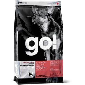 Сухой корм GO! NATURAL Holistic Dog Sensitivity+ Shine Grain+Gluten Free Salmon Recipe беззерновой с лососем для щенков и собак 2,72кг (10354)