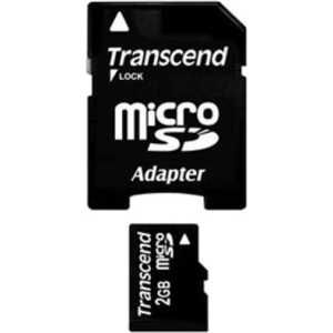 Transcend microSD 2GB (SD адаптер) (TS2GUSD)