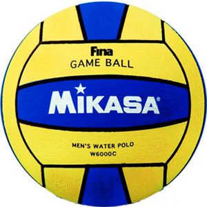 Мяч для водного поло Mikasa W6000C, размер мужской, цвет желто-синий