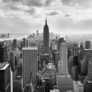 Фотообои Komar NYC Black And White (3,68х2,54 м) (8-323)