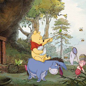 Фотообои Disney Edition 1 Pooh's House 368 х 127см.
