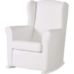 Кресло-качалка Micuna Wing/Nanny white/white искусственная кожа