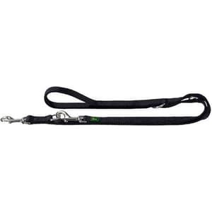 Поводок-перестежка Hunter Leash Training 20/200 нейлон черный для собак