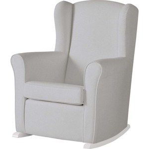 Кресло-качалка Micuna Wing/Nanny white/grey искусственная кожа (Э0000015026)