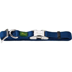 Ошейник Hunter Collar Vario Basic ALU-Strong M/20 (40-55см) нейлон с металлической застежкой темно-синий для собак