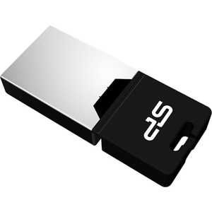 Флеш накопитель Silicon Power 8Gb Mobile X20 OTG USB 2.0/MicroUSB Серебристый (SP008GBUF2X20V1K)