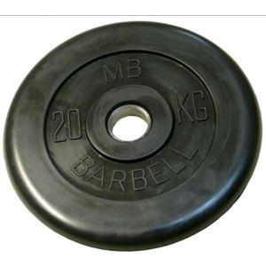 Диск обрезиненный Barbell 26 мм 20 кг