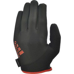 Перчатки для фитнеса Adidas Essential ADGB-12423RD (с пальцами) черно/красные р. L
