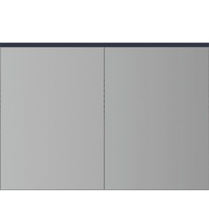 Зеркальный шкаф Am.Pm Spirit 2.0 100 с подсветкой, глубокий синий (M70AMCX1001DM)