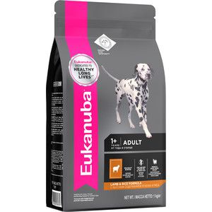 Сухой корм Eukanuba Adult Dog Lamb & Rice Formula с ягненком и рисом для взрослых собак всех пород 1кг