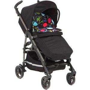 Коляска прогулочная Peg-Perego Si Completo, шасси DARK GREY stroller цвет si Manri, черн/цветной принт