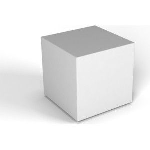 Декоративная фигура Flox Куб белый (390х 385х 385)