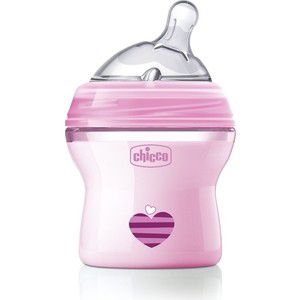 Бутылочка Chicco Natural Feeling PP, 0+, 150 мл, pink 310205206
