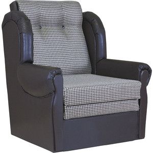 Кресло кровать Шарм-Дизайн Классика М рогожка коричневый