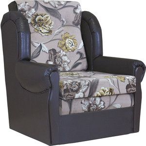 Кресло кровать Шарм-Дизайн Классика М велюр цветы